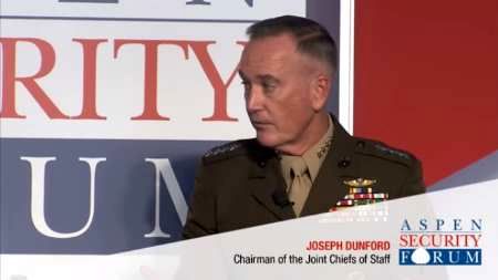 رئیس ستاد مشترک ارتش آمریکا چالش های امنیتی واشنگتن را بر شمرد